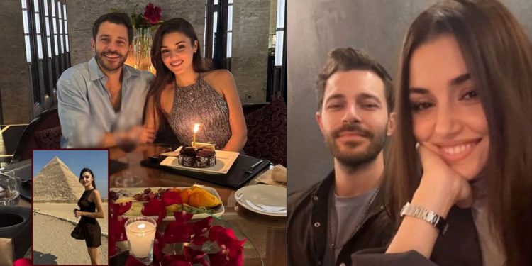 HANDE ERÇEL’E MISIR’DA KUTLAMA