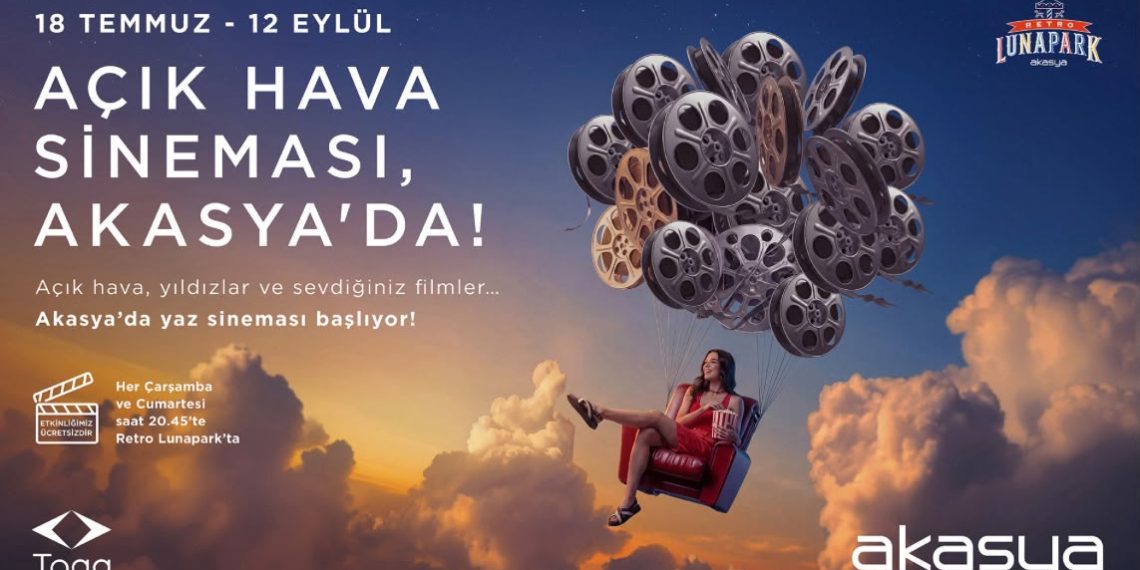 AKASYA AVM’DE AÇIKHAVA SİNEMASI BAŞLIYOR