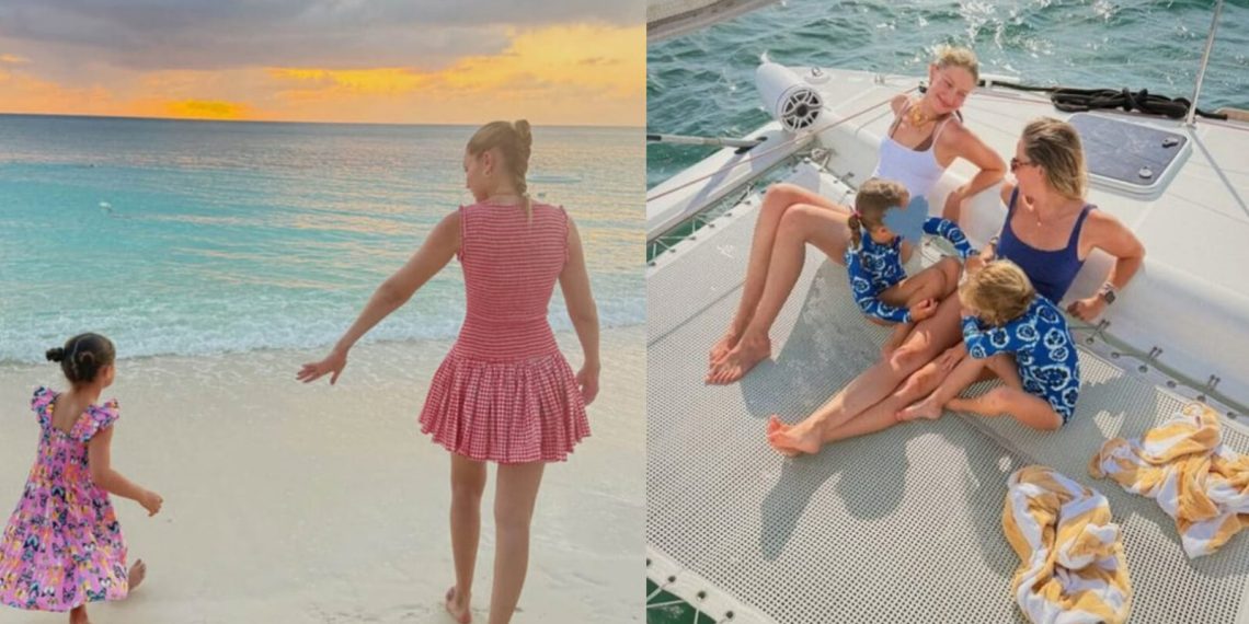 GIGI&BELLA HADİD TATİL KEYFİ
