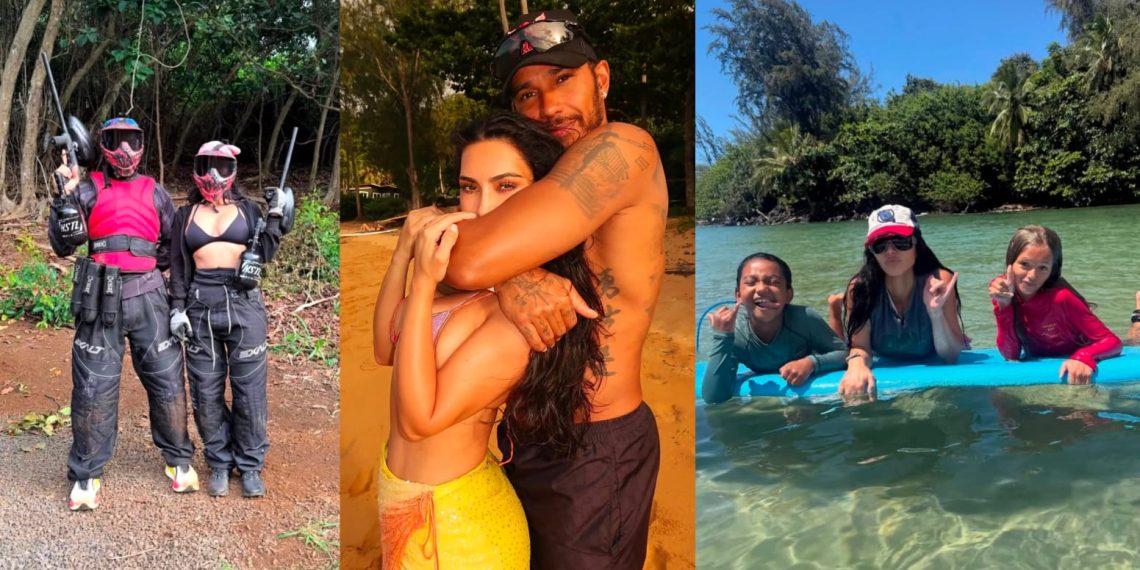 KARDASHIAN&HAMILTON AİLECE TATİLDE